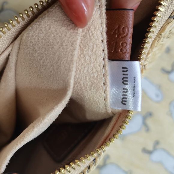 Miu Miu Woven Crossbody Bag - Picture 3 of 10